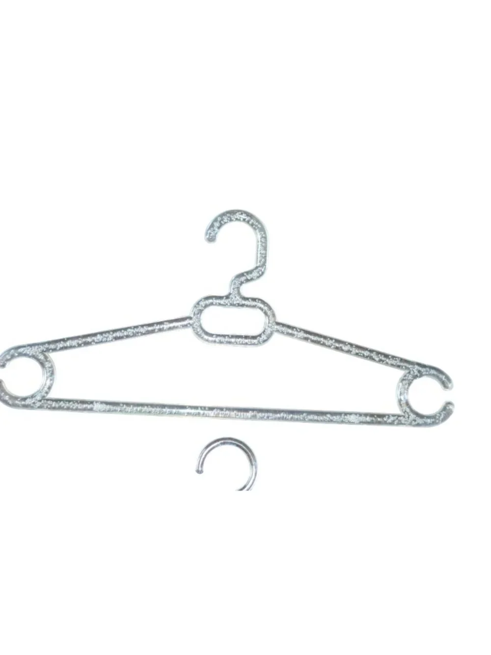 6 Pack Vintage Plastic Acrylic Hangers Funky Mod Mid Century Retro Unique